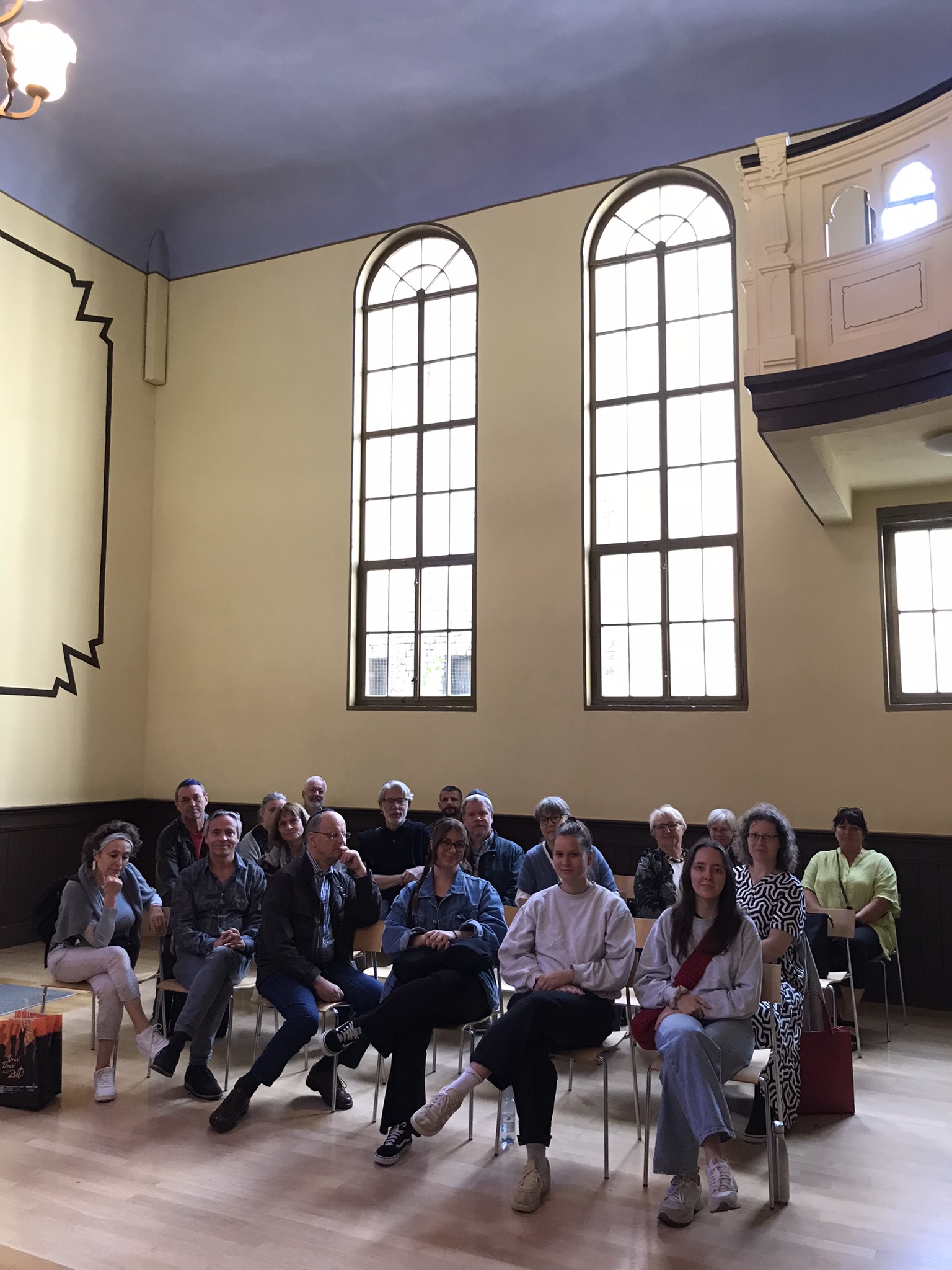 In der Synagoge Mühlhausen. Foto: Maluga